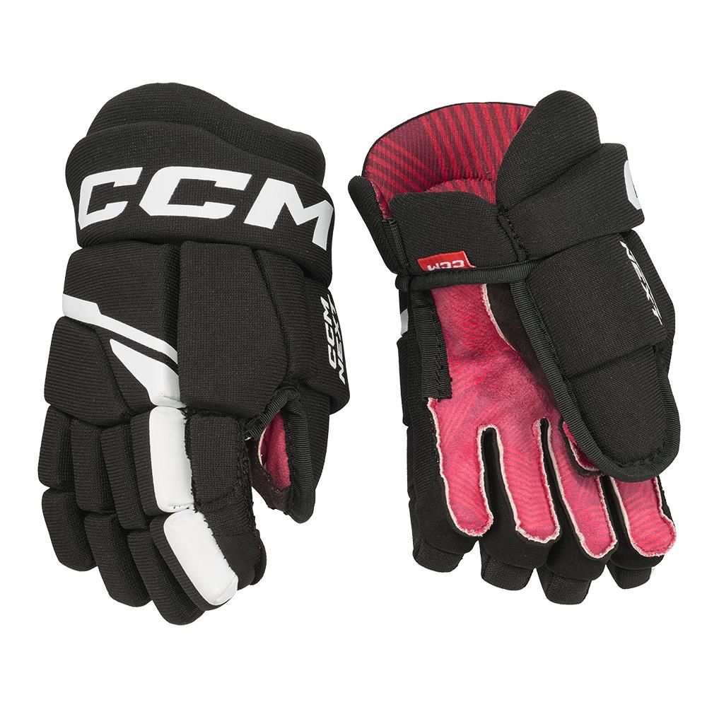 CCM Next Hockey Gloves SR Black/White