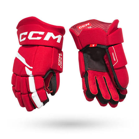 CCM Next Hockey Gloves SR Red/White